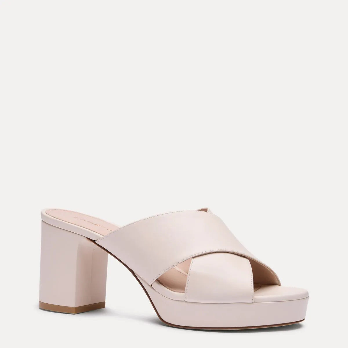 Dayna Platform Slide Sandal - Linen Leather