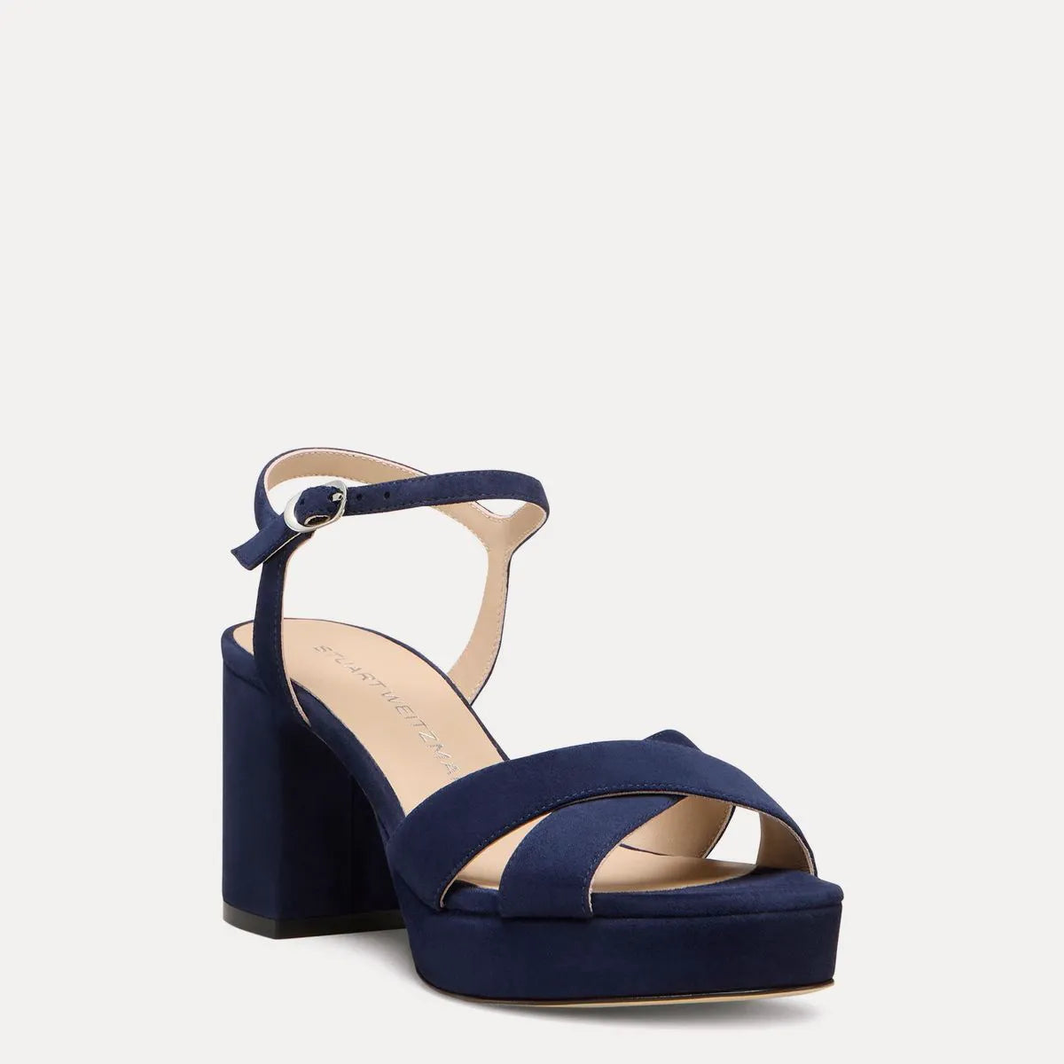 Dayna Platform Sandal 80 - Nice Blue Suede