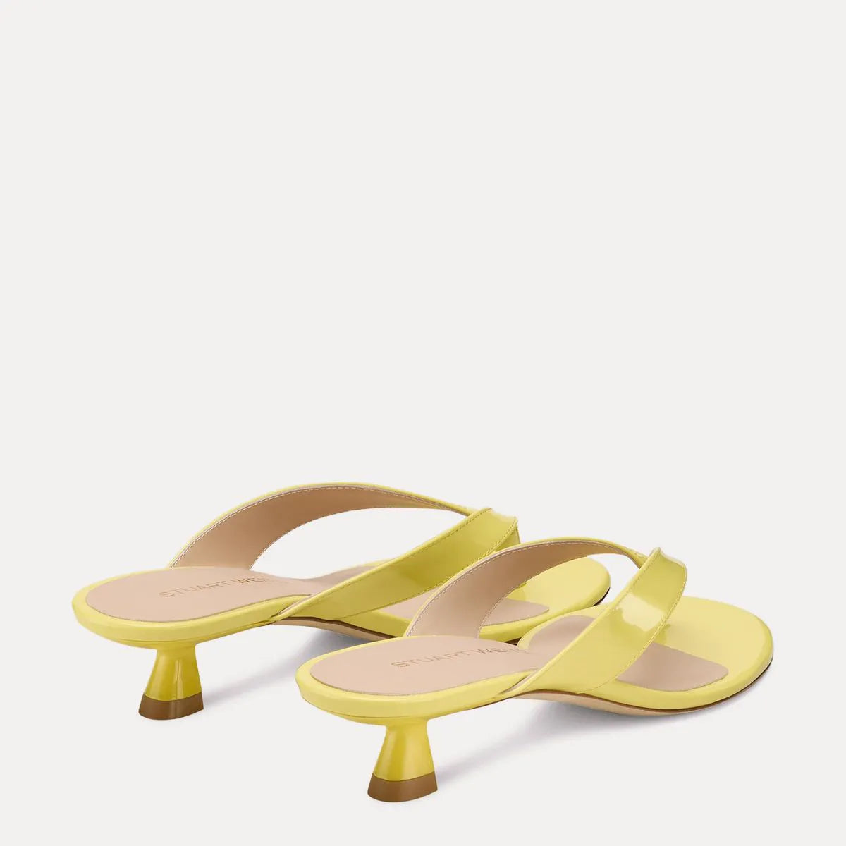 Rio Sleek Thong Sandal 35 - Citrine Patent Leather
