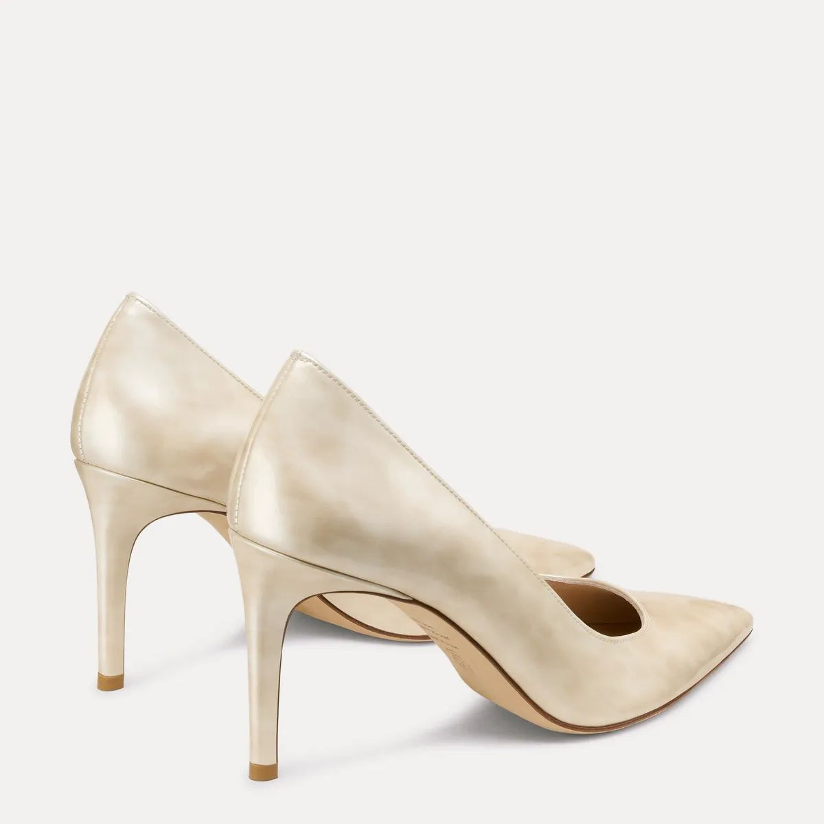 Stuart Power Pump 85 - Linen Tortoise-Print Leather