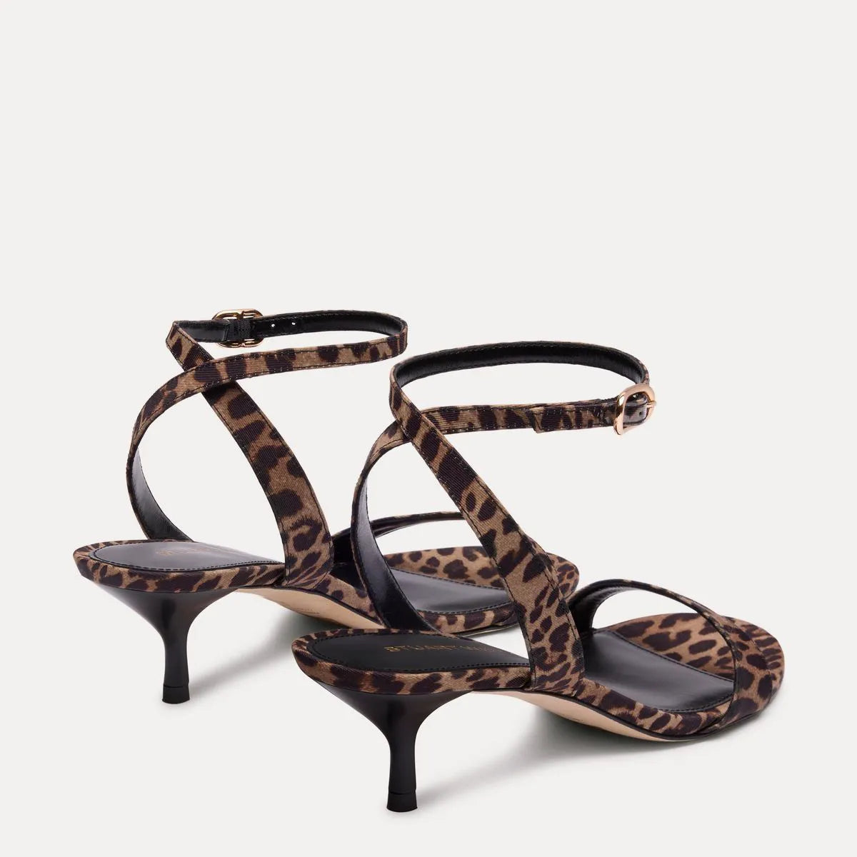 Kellie Sandal 50 - Leopard-Print Fabric