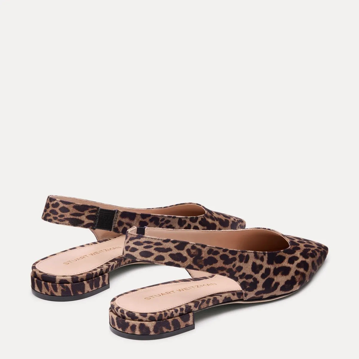 Stassi Slingback Flat - Leopard-Print Fabric