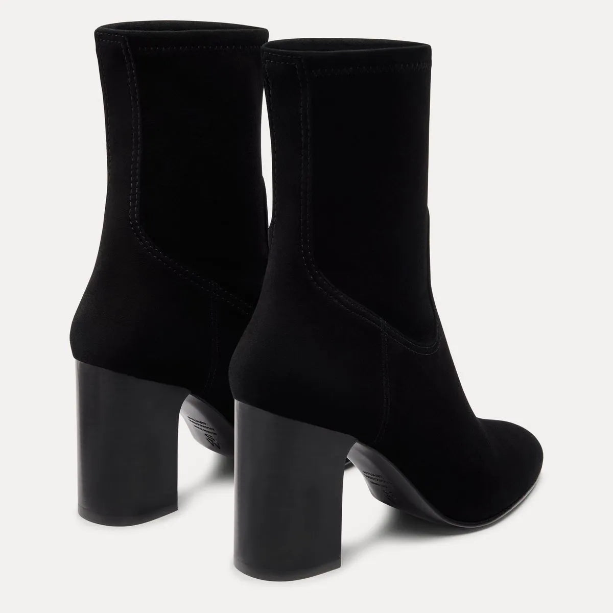 Mulberry Stretch Bootie - Black Stretch Suede