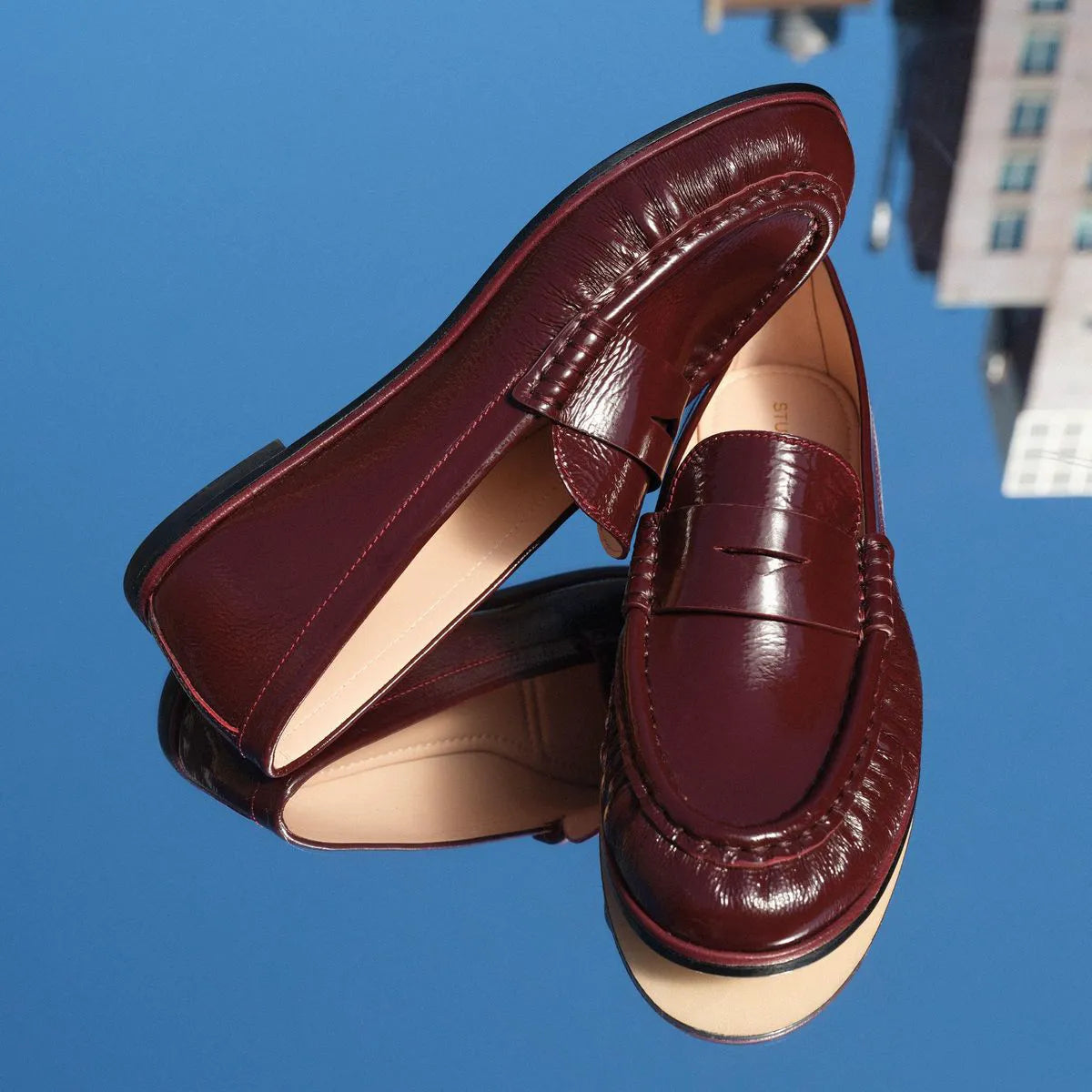 Spencer Loafer - Boysenberry Crinkle Patent