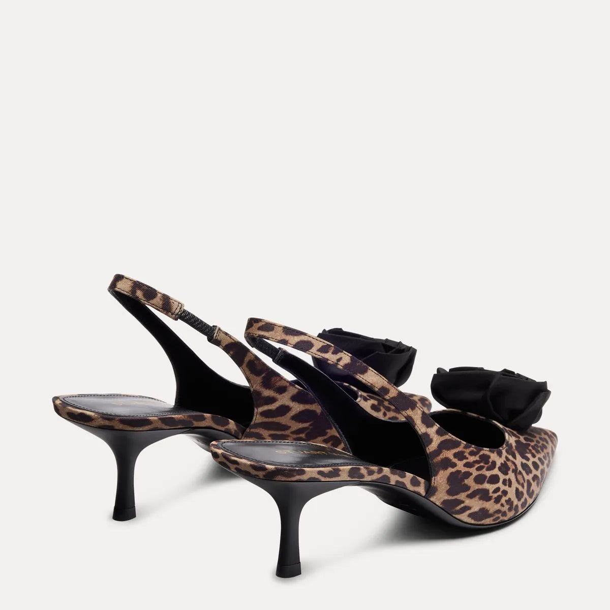 Paloma Slingback Pump 50 - Leopard-Print Fabric & Satin