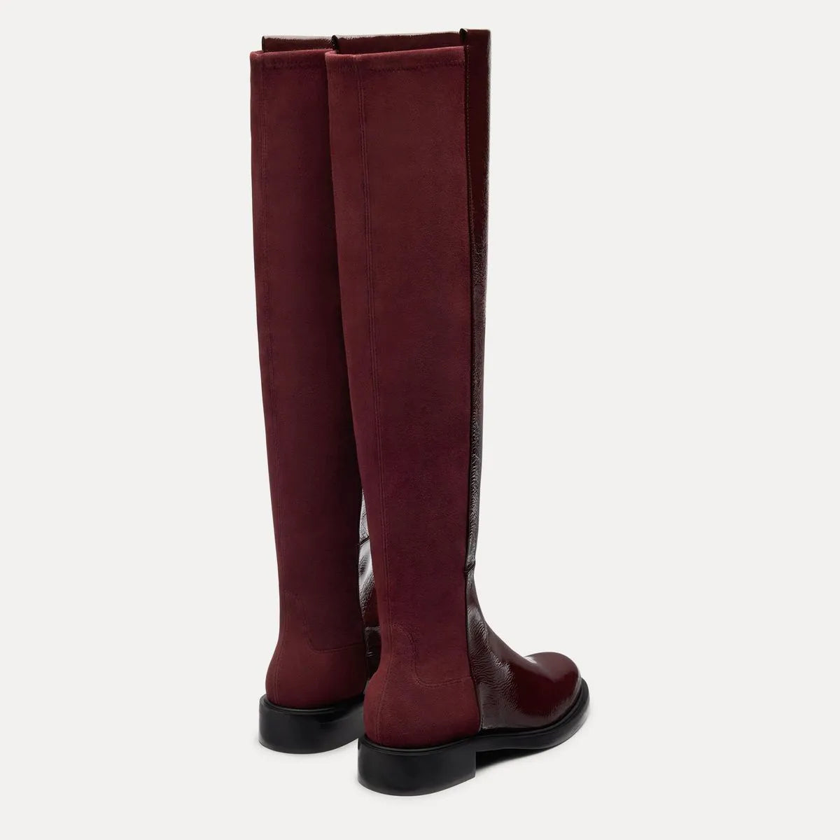 5050 Gisele Over-the-Knee Boot - Boysenberry Crinkle Patent