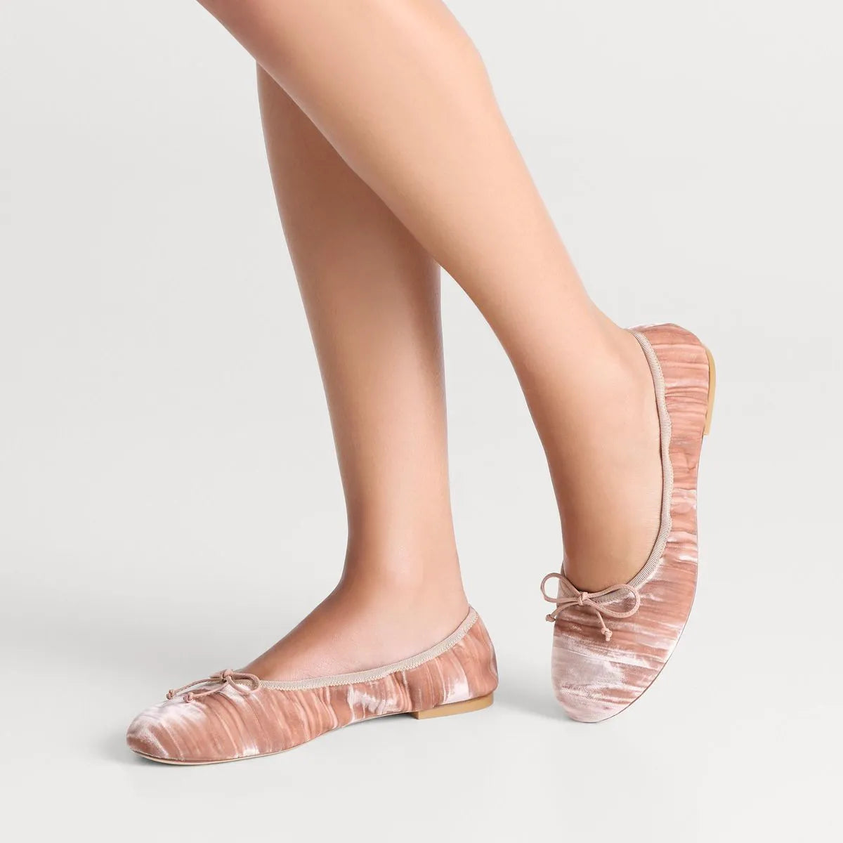Nia Ballet Flat - Black Leather