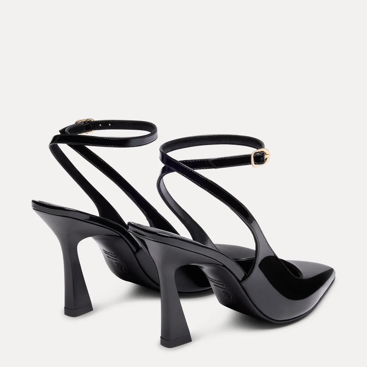 Vinnie Ankle-Strap Pump 85 - Black Patent