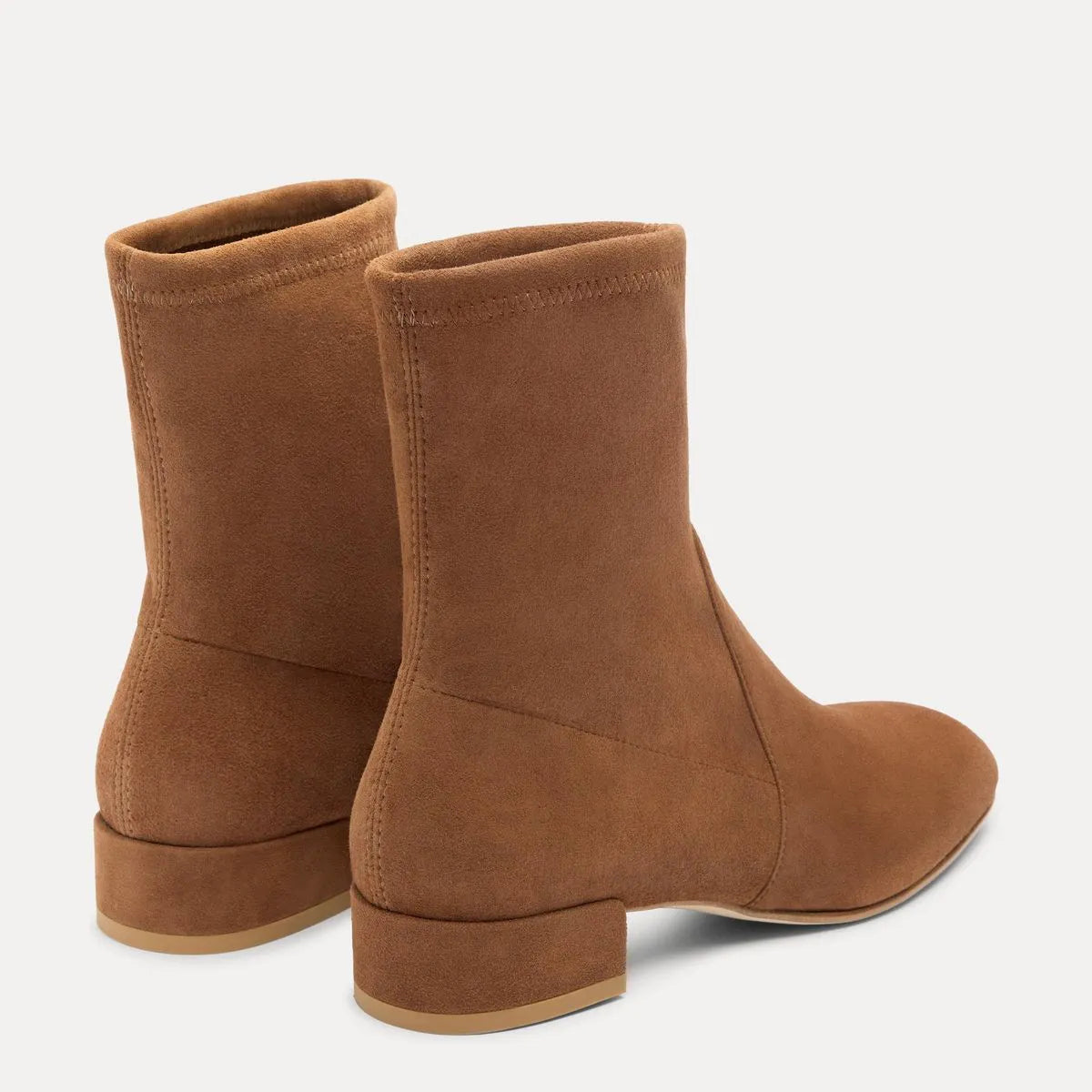 Bacari Bootie 25 - Toasted Almond Stretch Suede