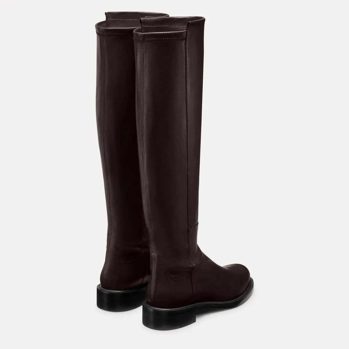 5050 Gisele Knee-High Boot - Espresso Brown Leather