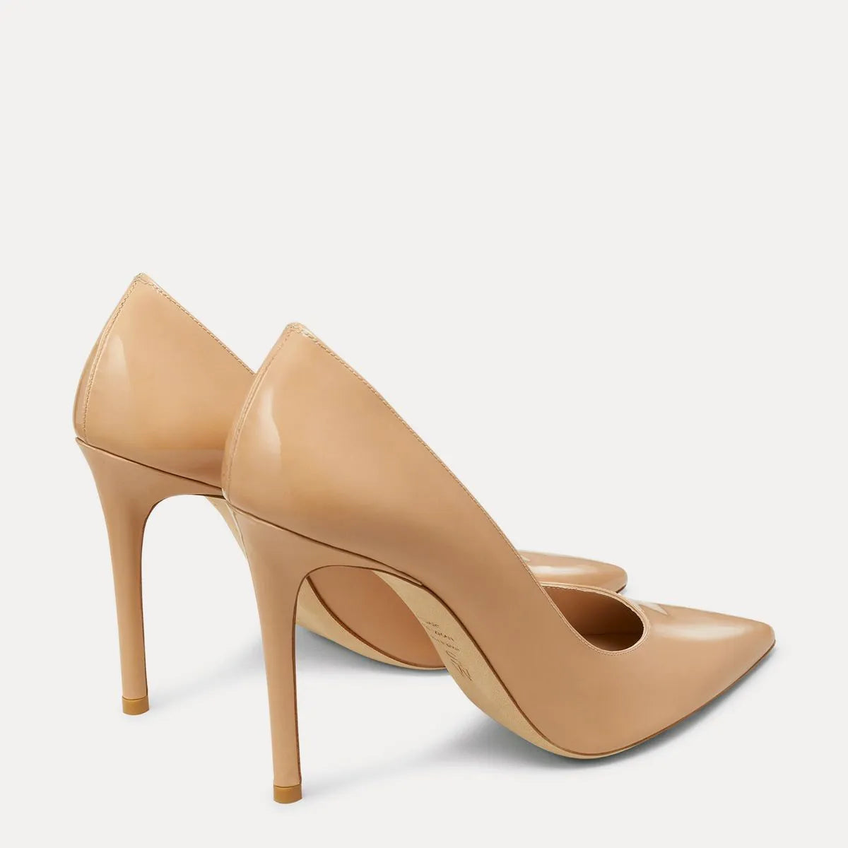 Stuart Power Pump 100 - Adobe Beige Patent Leather