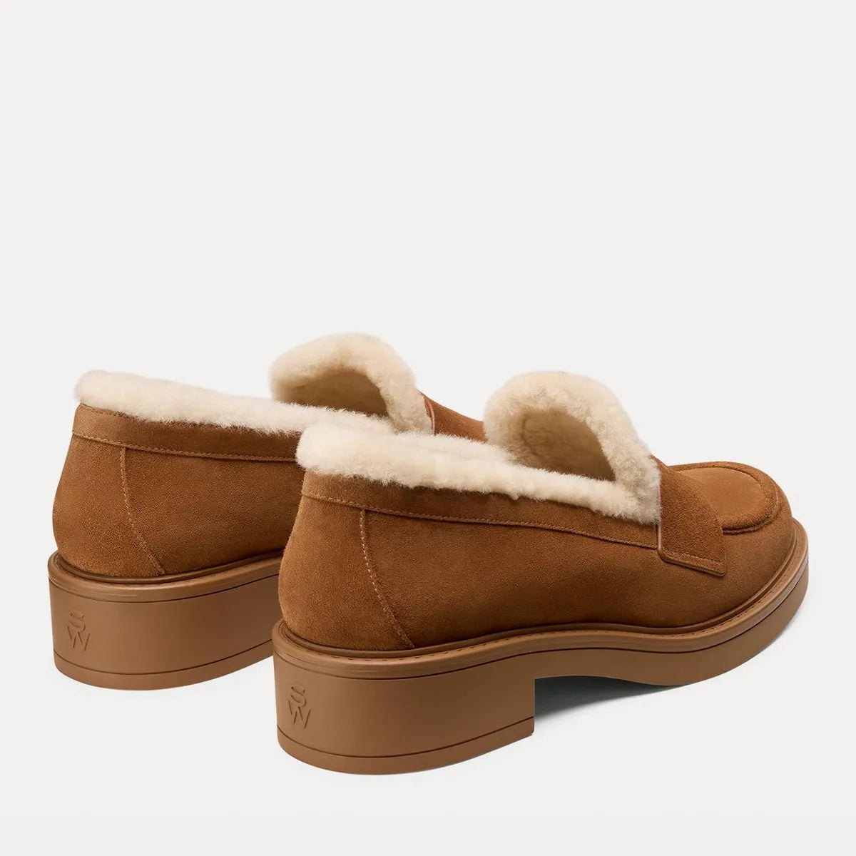 Celia Lite Shearling Loafer - Doe Suede & Vanilla Shearling
