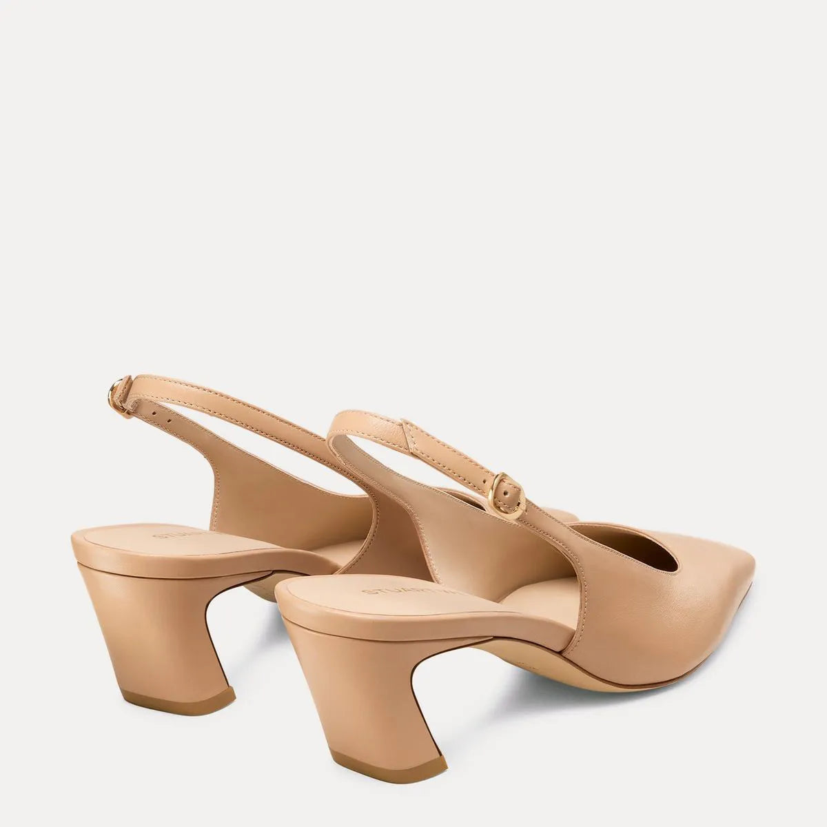 Stassi Slingback Pump 50 - Adobe Beige Leather