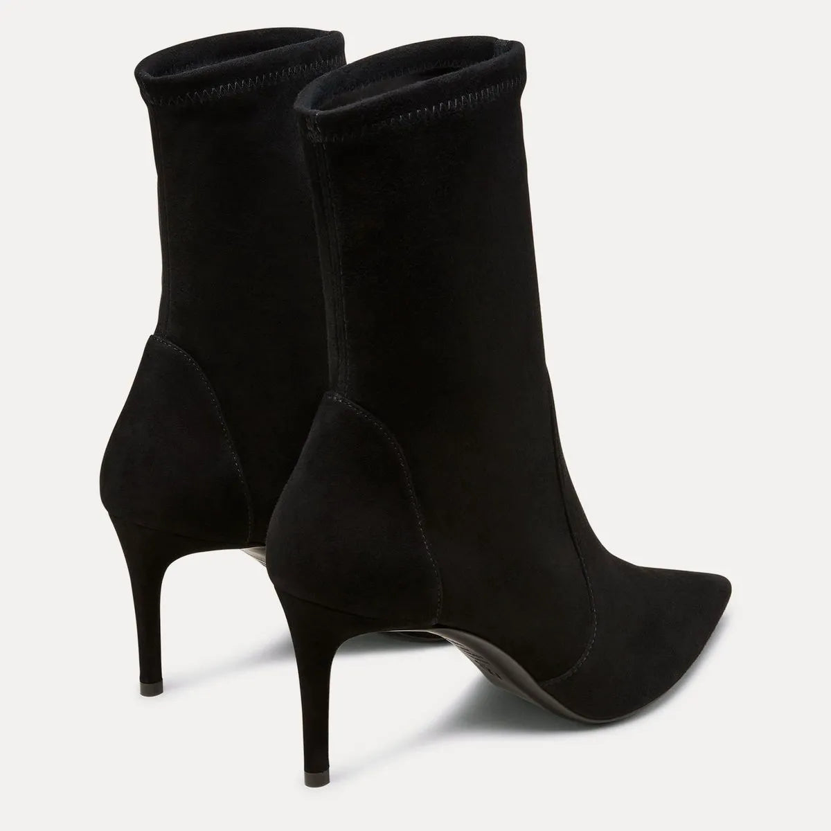 Stuart Power Bootie 75 - Black Stretch Leather