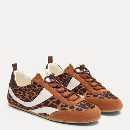 Vander Ballet Sneaker - Leopard-Print & Cream Nylon