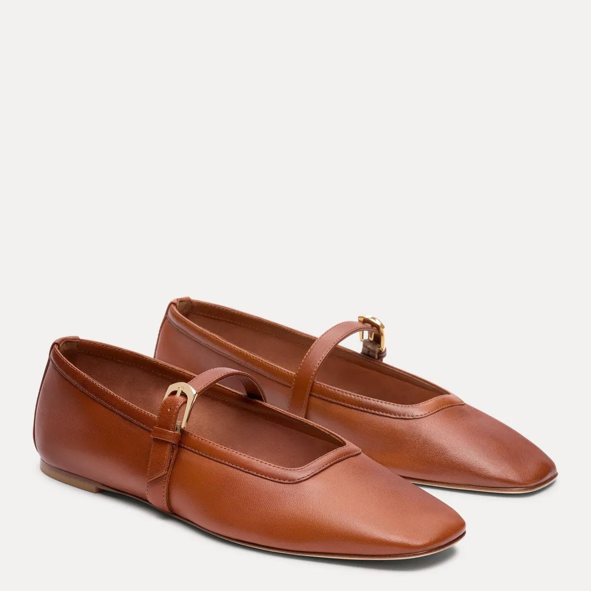 Sai Mary Jane Ballet Flat - Boho Tan Leather