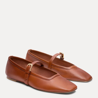 Sai Mary Jane Ballet Flat - Boho Tan Leather