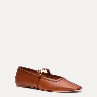 Sai Mary Jane Ballet Flat - Boho Tan Leather