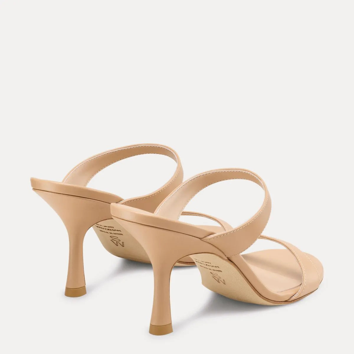 Nudist Slide Sandal 85 - Adobe Beige Leather