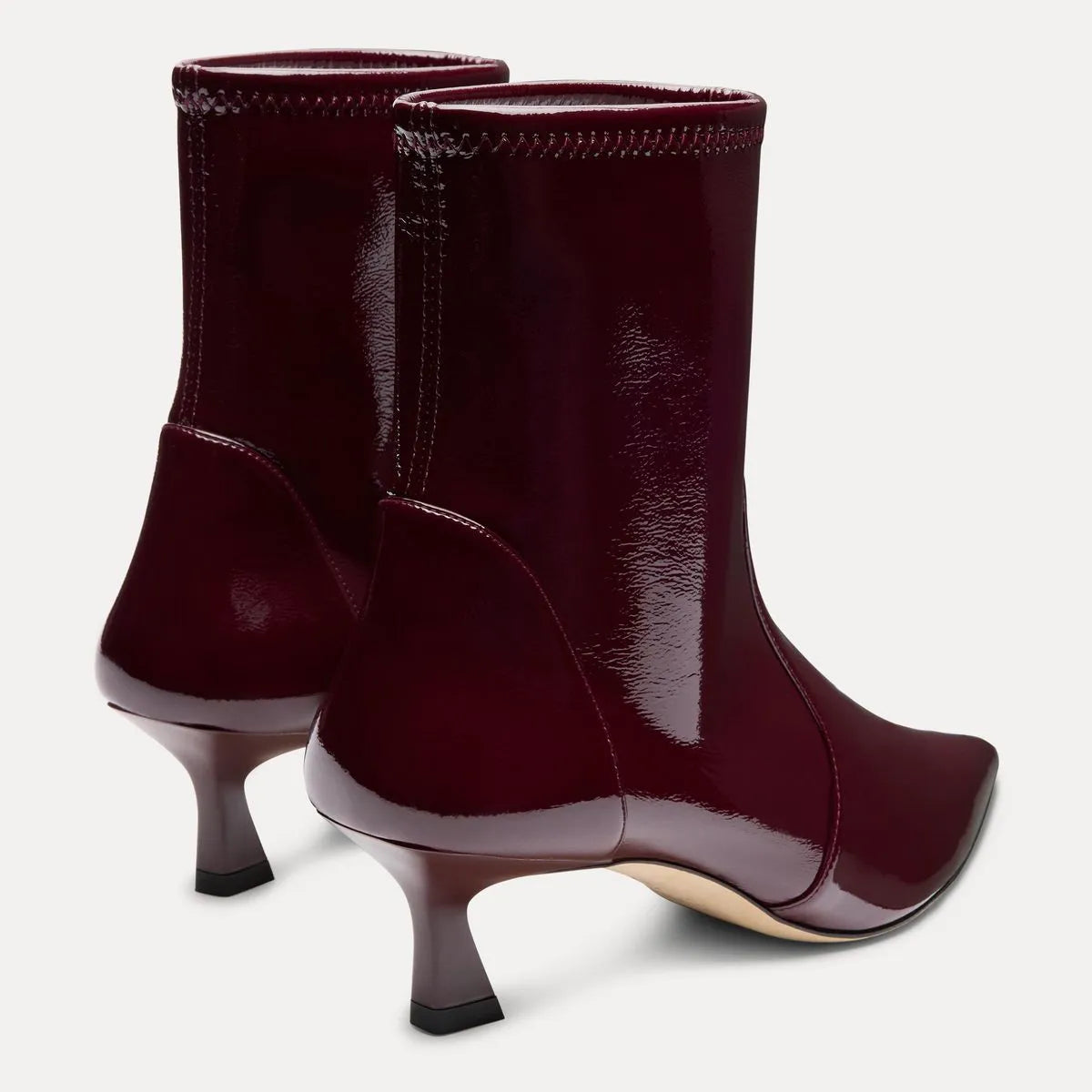 Vinnie Stretch Bootie 50 - Boysenberry Stretch Vinyl