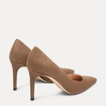 Stuart Power Pump 85 - Weathered Taupe Suede