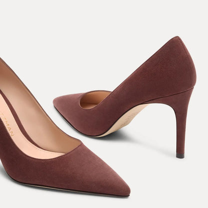 Stuart Power Pump 85 - Dark Oak Suede