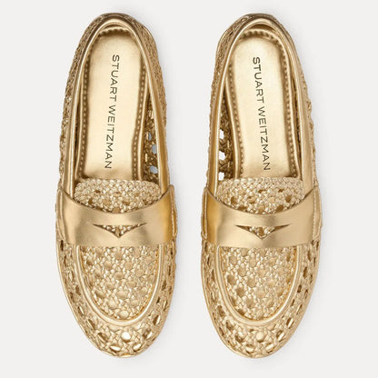 Spencer Woven Loafer - Golden Woven Leather