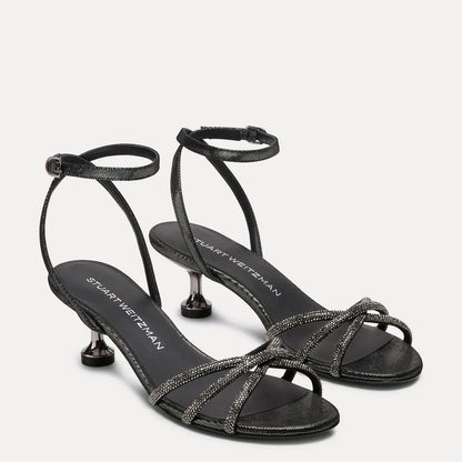 Nudistini Shine Sandal 50 - Graphite Crystals & Leather