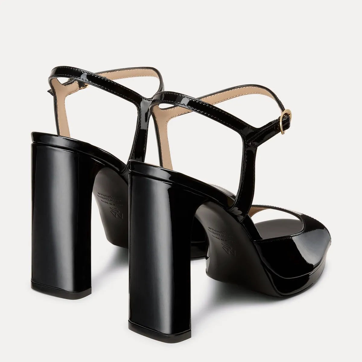 Babette Platform Sandal - Black Patent Leather
