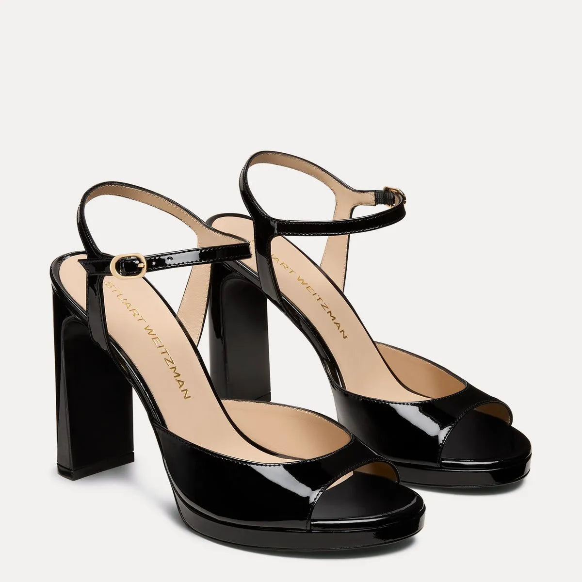 Babette Platform Sandal - Black Patent Leather