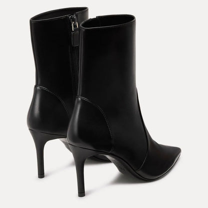 Stuart Power Zip Bootie 75 - Black Leather