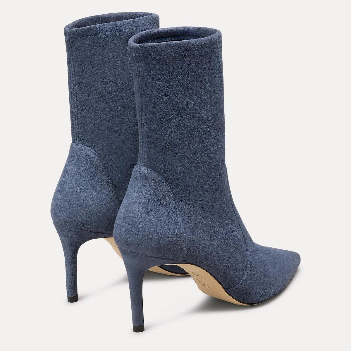 Stuart Power Bootie 75 - Stormy Blue Stretch Suede