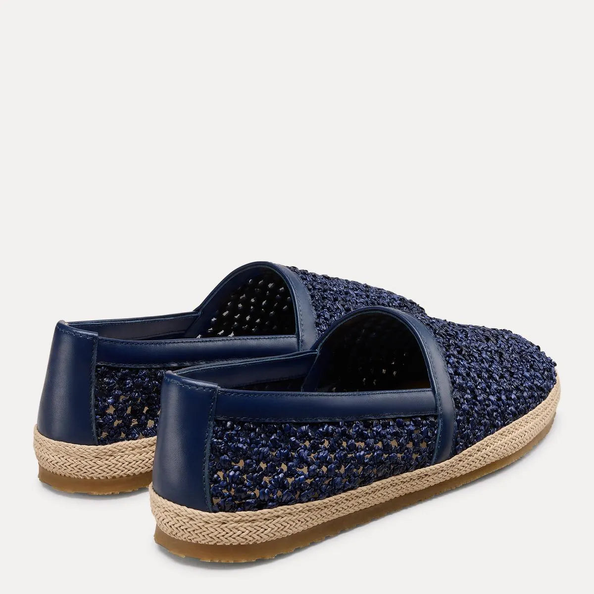 Men's Dunn Espadrille - Blue Raffia