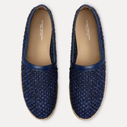 Men's Dunn Espadrille - Blue Raffia