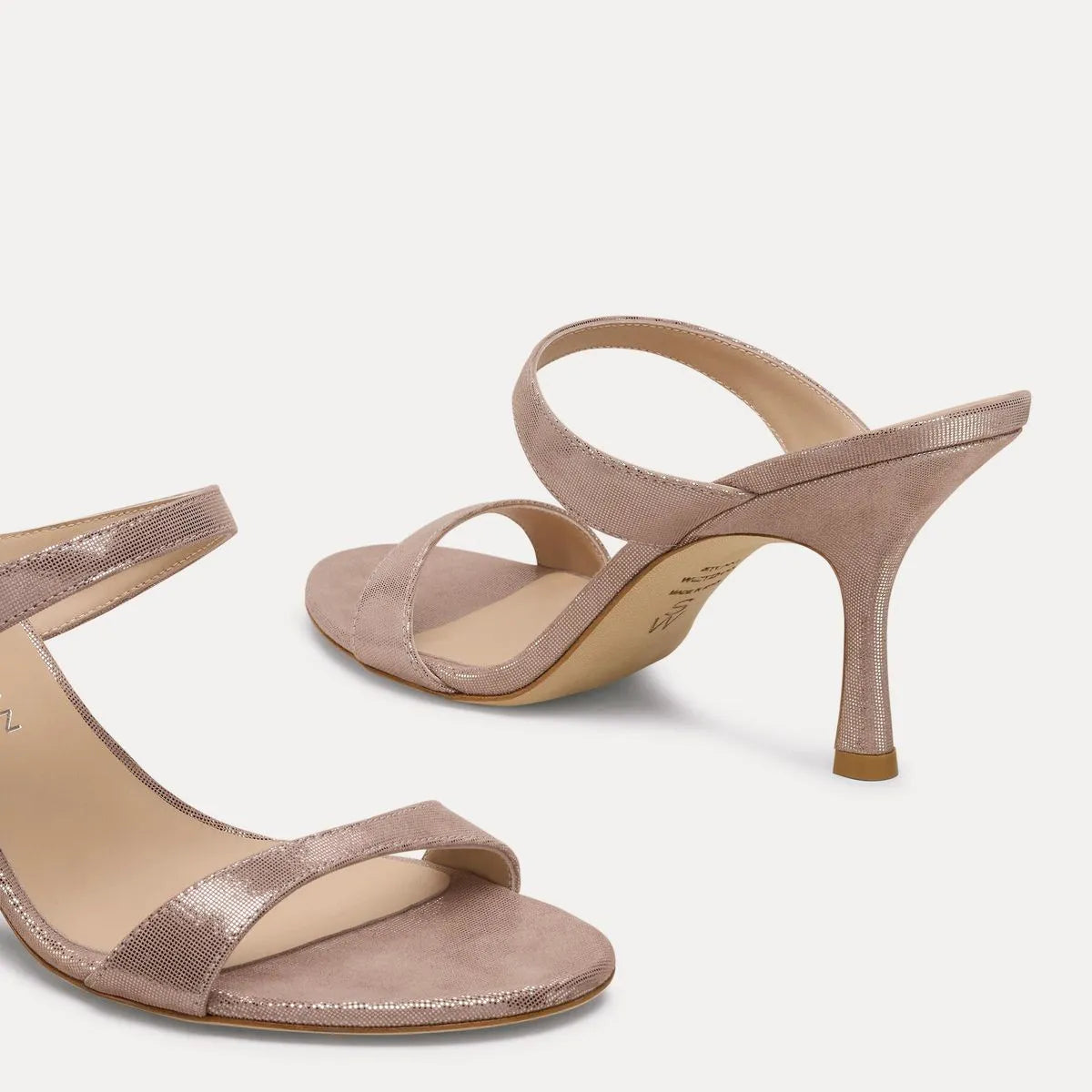 Nudist Slide Sandal 85 - Blushful Leather