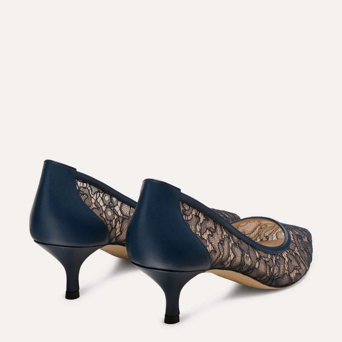 Stuart Power Pump 50 - Sea Blue Floral Mesh & Leather