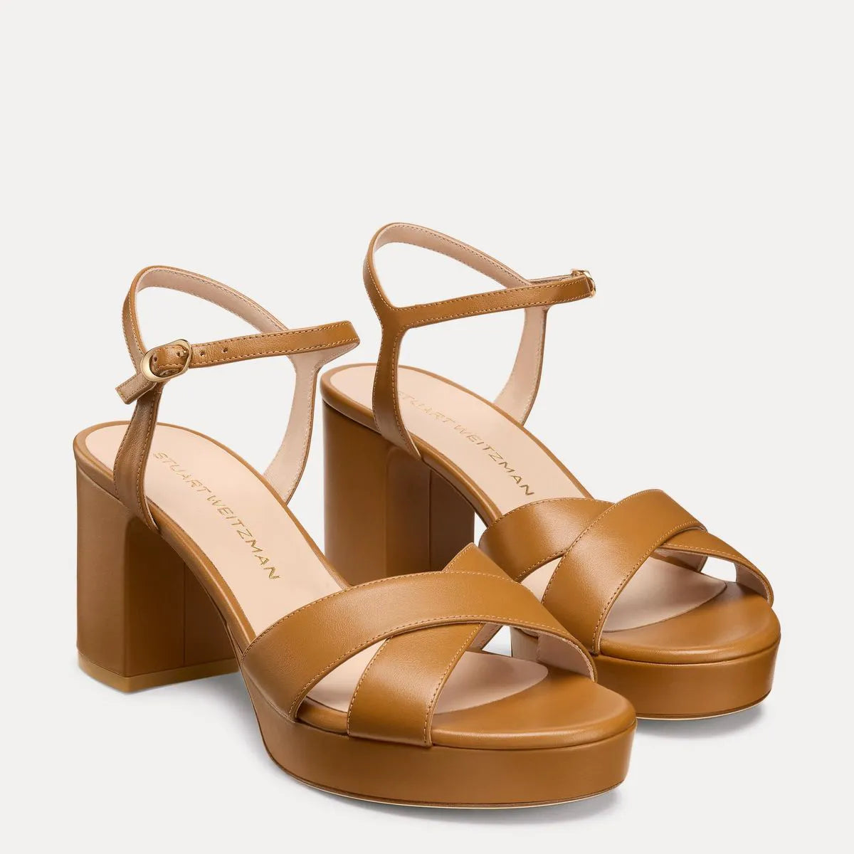 Dayna Platform Sandal 80 - Boho Tan Leather