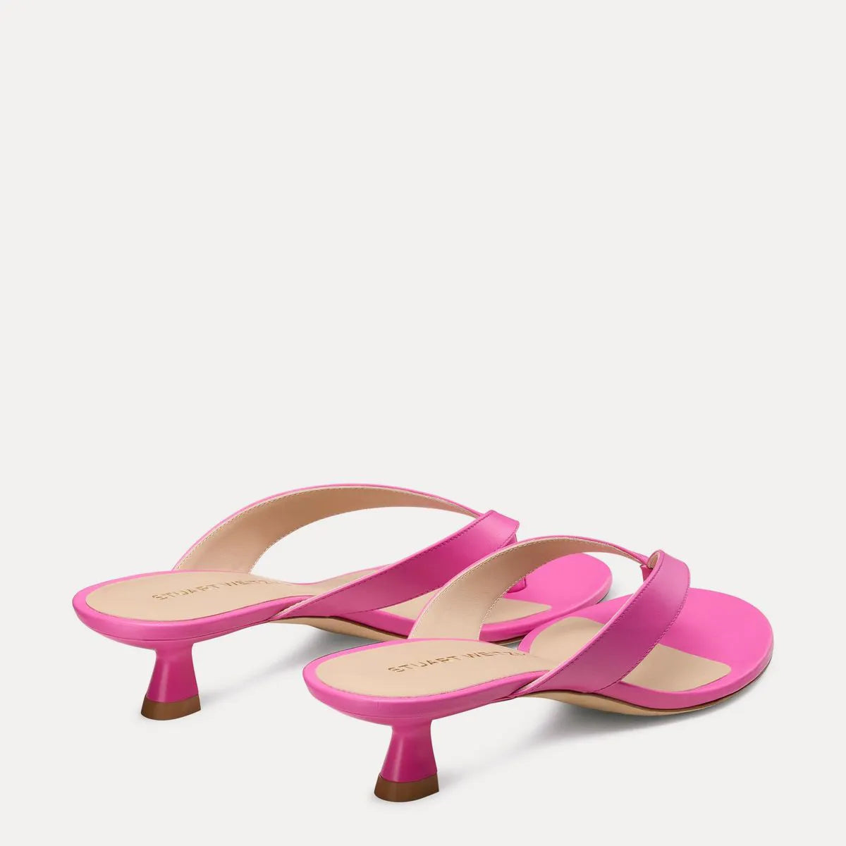 Rio Sleek Thong Sandal 35 - Sunset Pink Leather