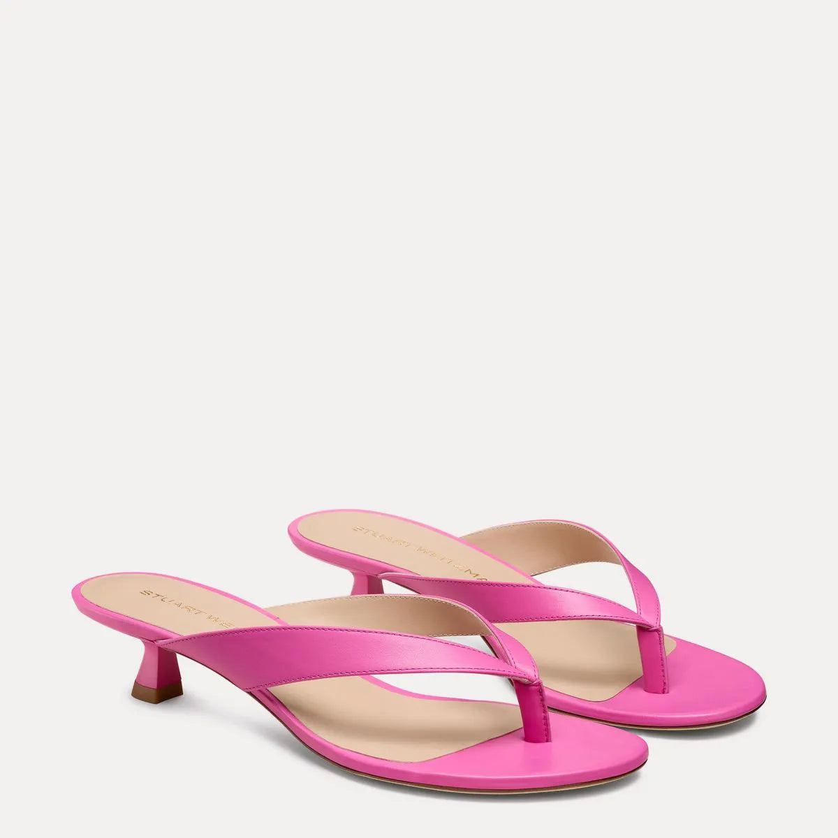 Rio Sleek Thong Sandal 35 - Sunset Pink Leather