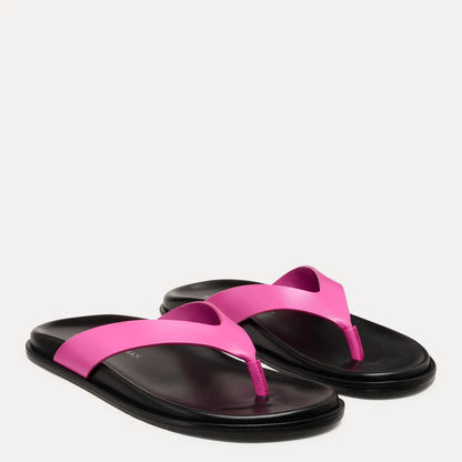 Marykate Thong Sandal - Sunset Pink Leather