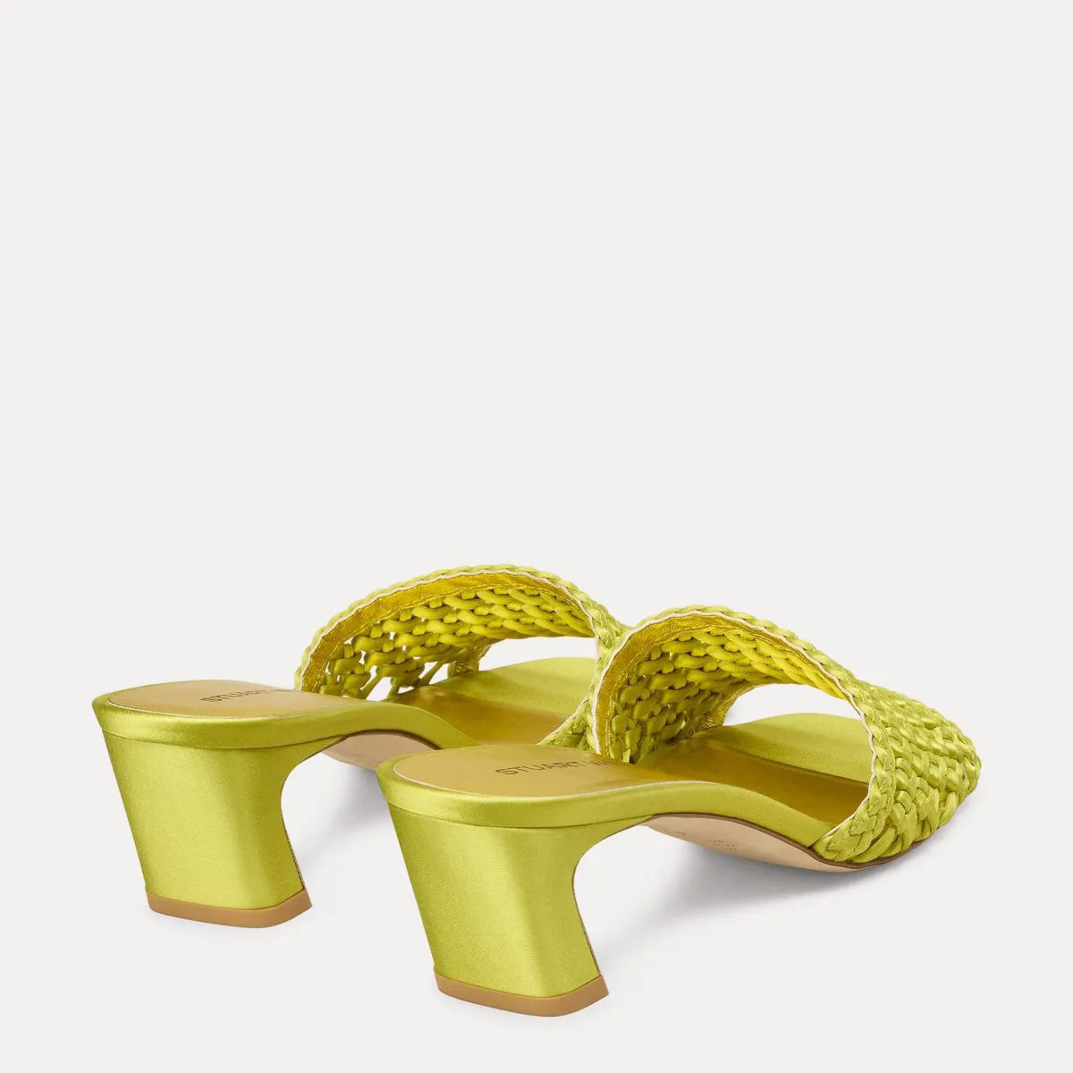 Marina Slide Sandal 50 - Ochre & Citrine Satin