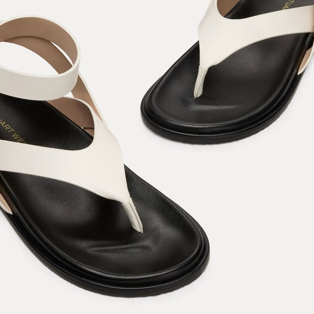 Marykate Sandal - Cream Leather