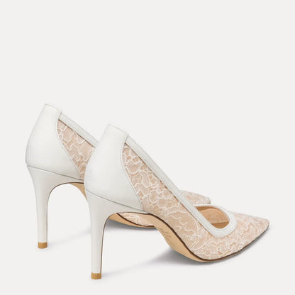 Stuart Power Pump 85 - White Leather