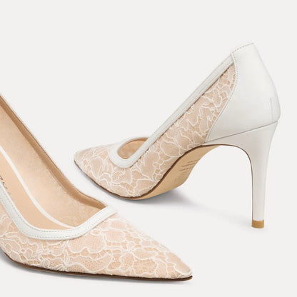 Stuart Power Pump 85 - White Leather