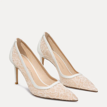 Stuart Power Pump 85 - White Leather