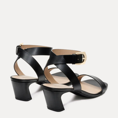 Sai Sandal 50 - Black Leather