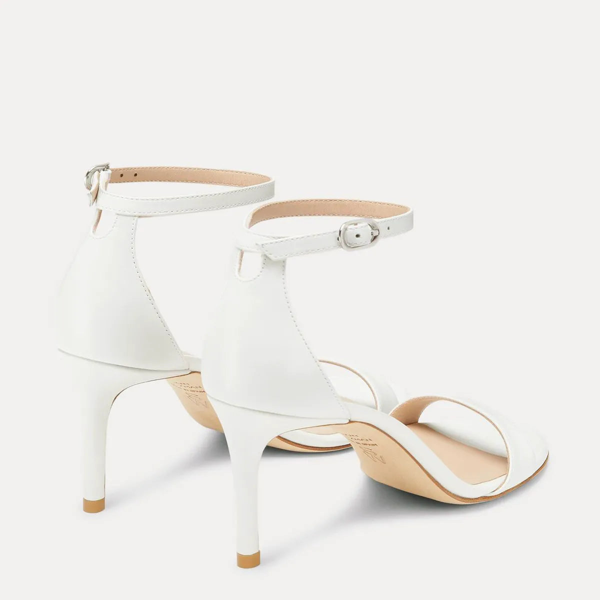 Nudist II Sandal 75 - White Leather