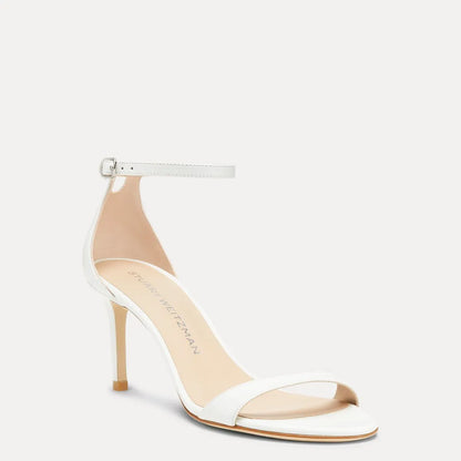 Nudist II Sandal 75 - White Leather
