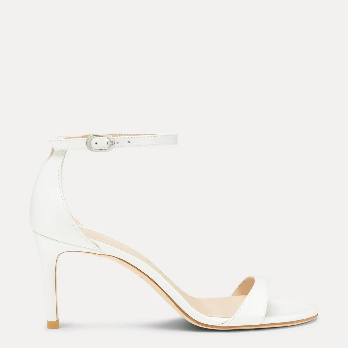 Nudist II Sandal 75 - White Leather
