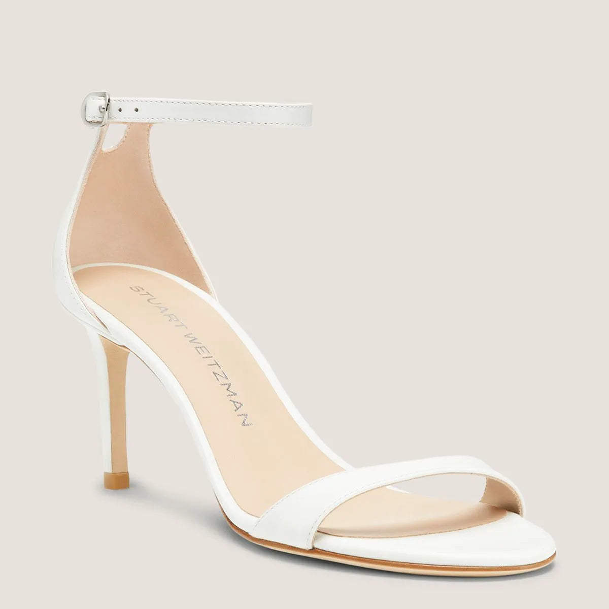 Nudist II Sandal 75 - White Leather